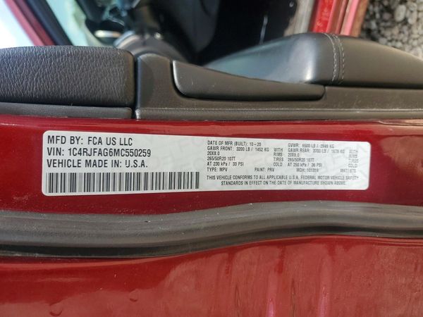 2021 JEEP GRAND CHEROKEE
