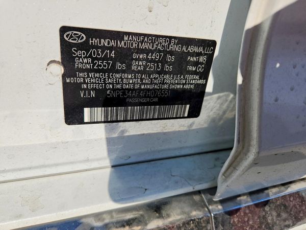2015 HYUNDAI SONATA