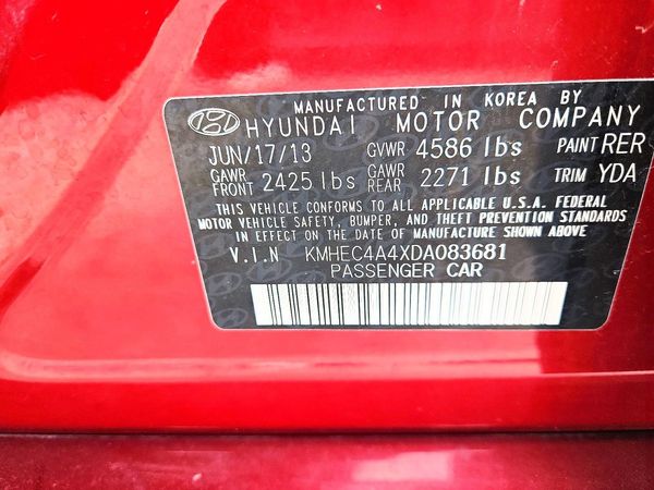 2013 HYUNDAI SONATA