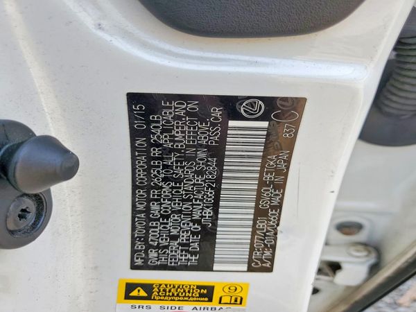 2015 LEXUS ES 350