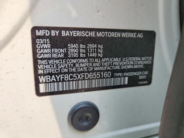 2015 BMW 750