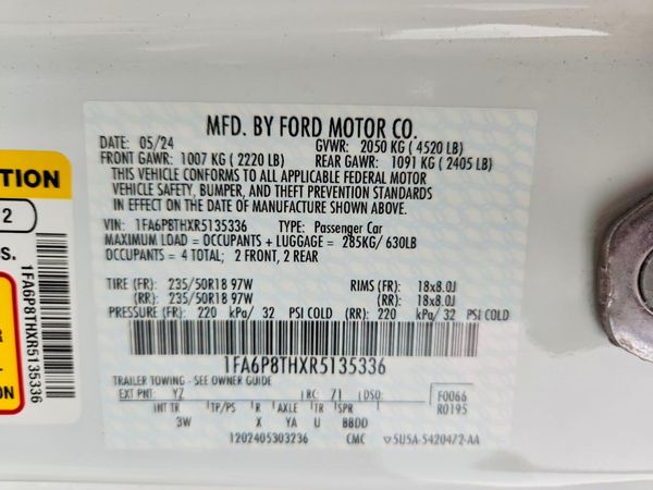 2024 FORD MUSTANG I4
