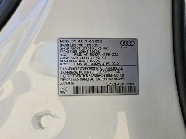 2015 AUDI Q7 Premium Plus