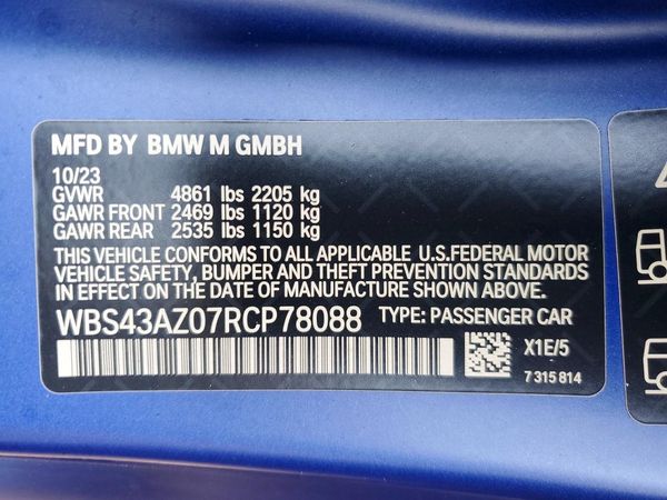 2024 BMW M4 M4 xDrive Competition