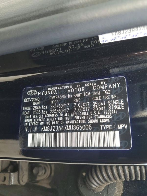 2021 HYUNDAI TUCSON SE