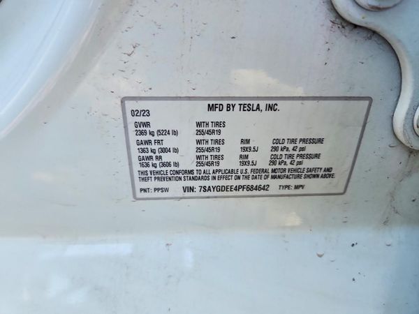 2023 TESLA MODEL Y