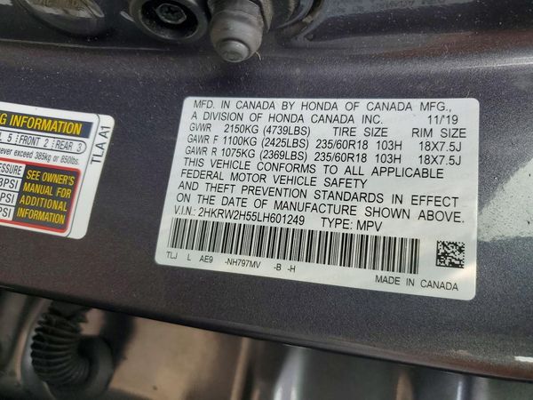 2020 HONDA CR-V