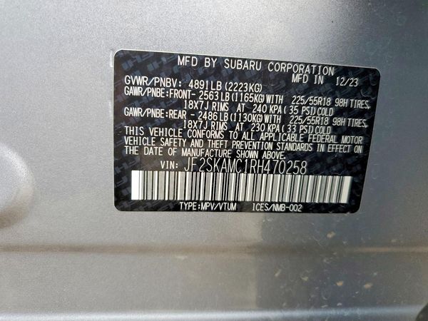 2024 SUBARU FORESTER Touring