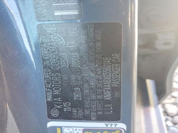 2016 KIA FORTE