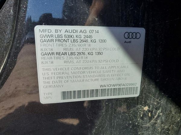2015 AUDI Q5