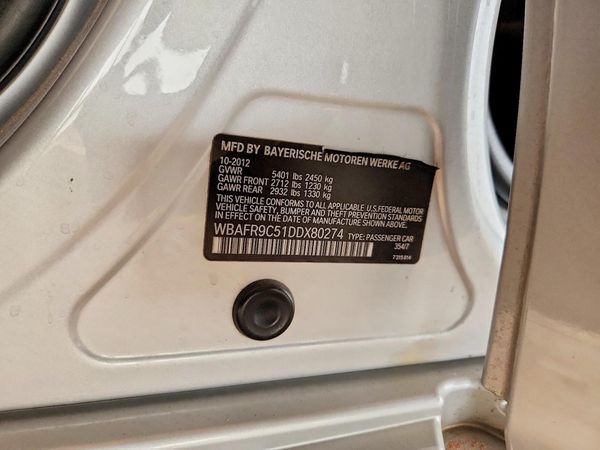 2013 BMW 550