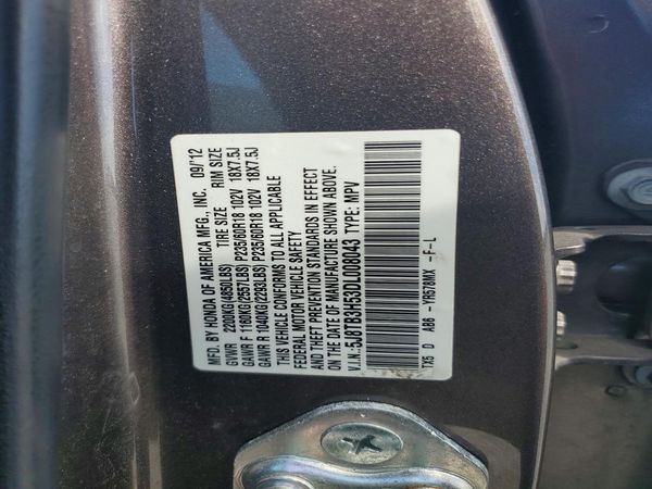 2013 ACURA RDX Technology Package