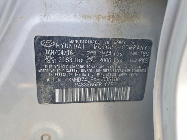2017 HYUNDAI ELANTRA SE Base