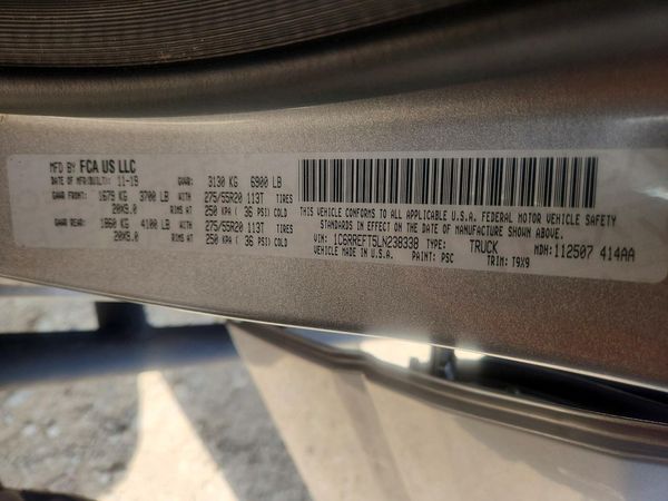 2020 RAM 1500 Big Horn, Lonestar