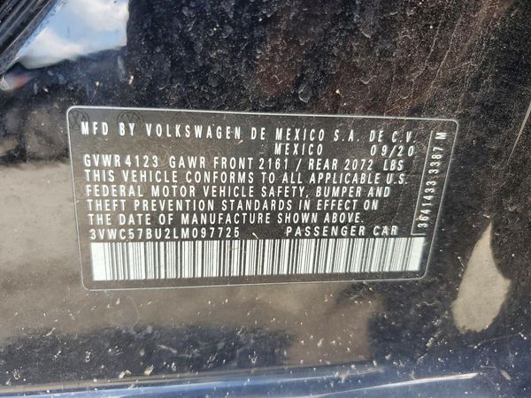 2020 VOLKSWAGEN JETTA S, SE, R-Line