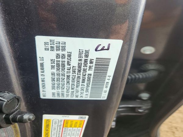 2020 HONDA PILOT EXL