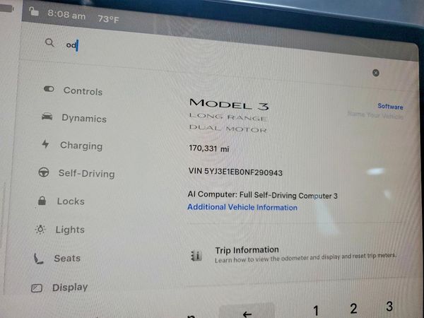 2022 TESLA MODEL 3
