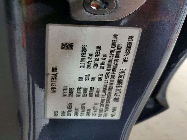2022 TESLA MODEL 3