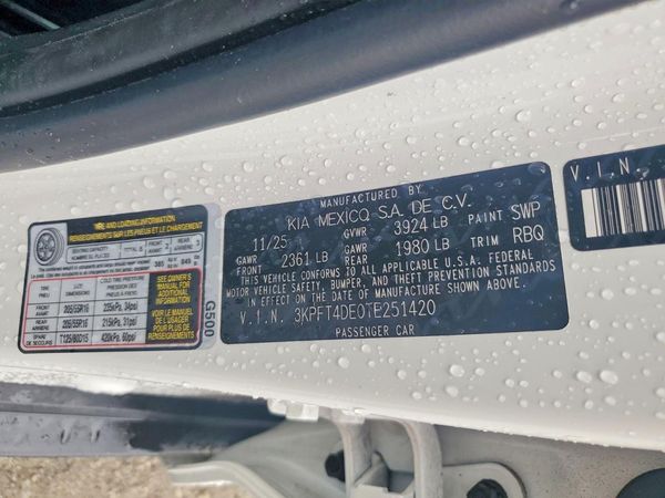2026 KIA K4 LX, LXS