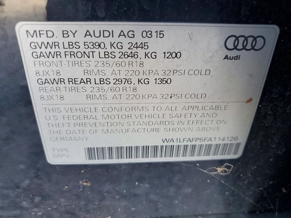 2015 AUDI Q5 Premium Plus