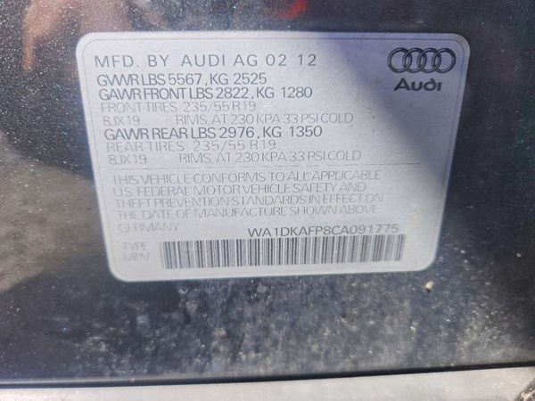 2012 AUDI Q5 Premium Plus