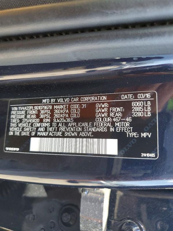 2016 VOLVO XC90