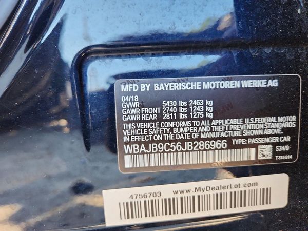 2018 BMW M550XI