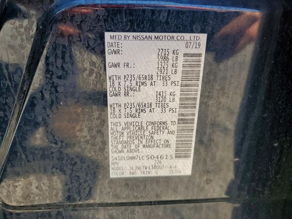2020 INFINITI QX60