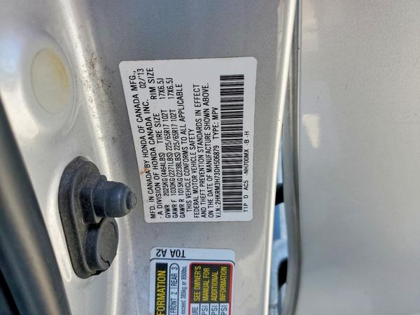 2013 HONDA CR-V EX-L — VINS