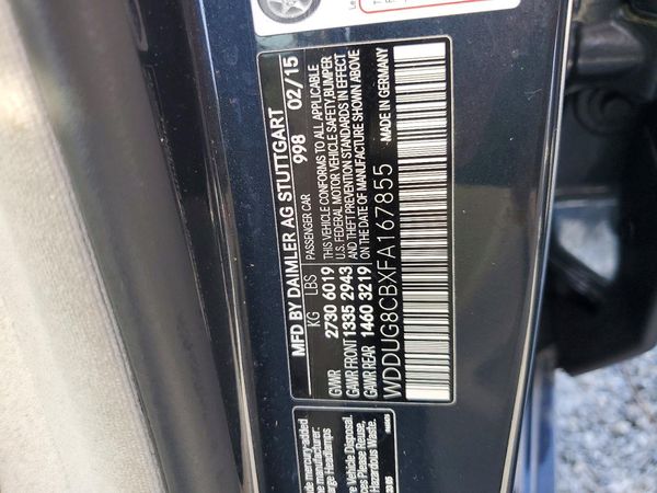 2015 MERCEDES-BENZ S S550