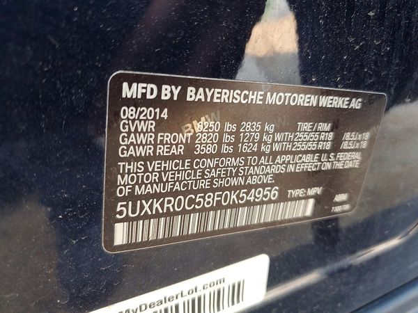 2015 BMW X5