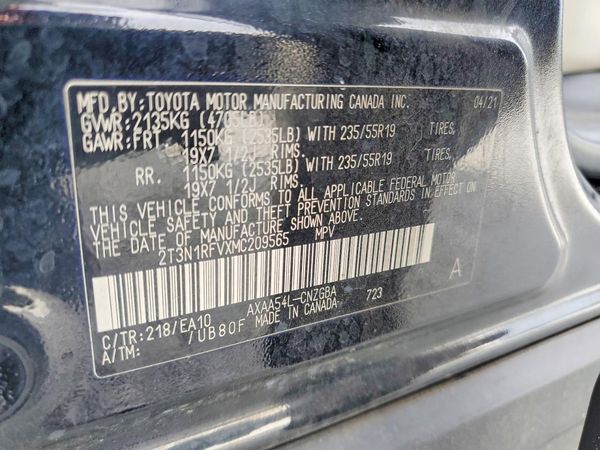 2021 TOYOTA RAV4 Limited