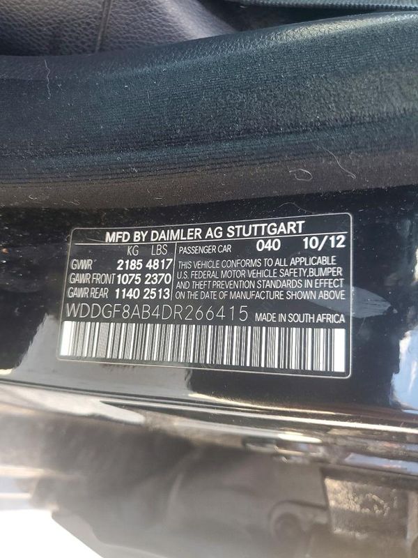 2013 MERCEDES-BENZ C