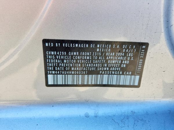 2017 VOLKSWAGEN GTI