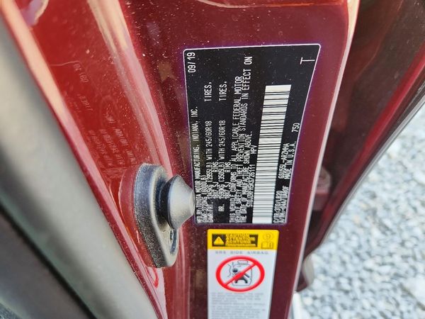 2019 TOYOTA HIGHLANDER
