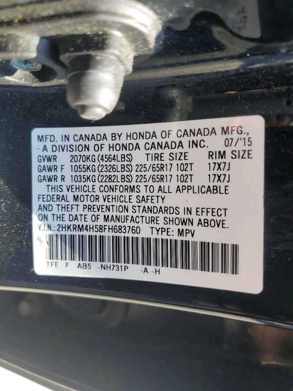 2015 HONDA CRV EX