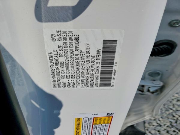 2025 HONDA PILOT TOURING, TOURING HPD — VINS