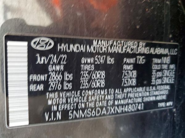 2022 HYUNDAI SANTA FE