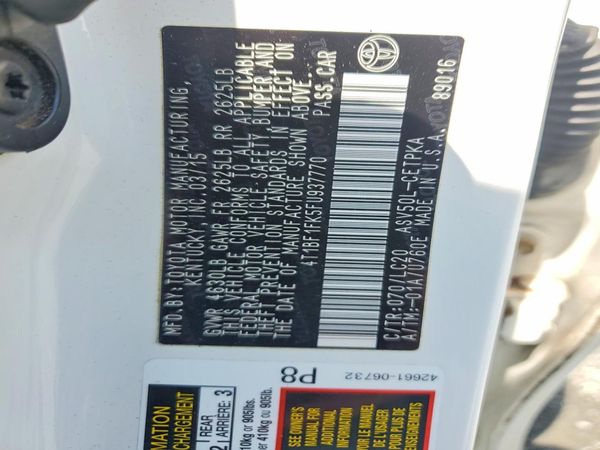 2015 TOYOTA CAMRY