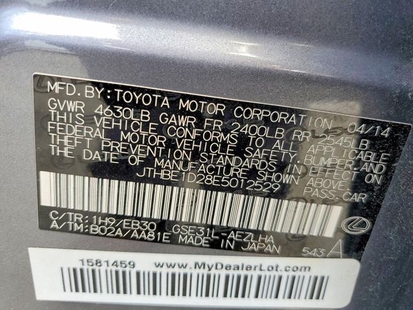 2014 LEXUS IS 350