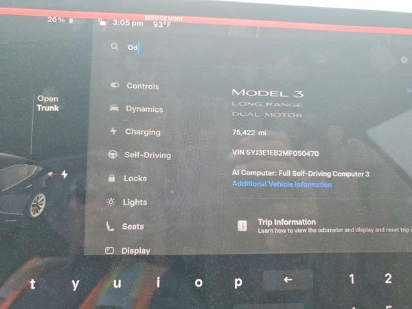 2021 TESLA MODEL 3