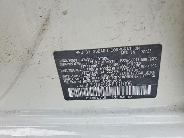 2023 SUBARU CROSSTREK Premium