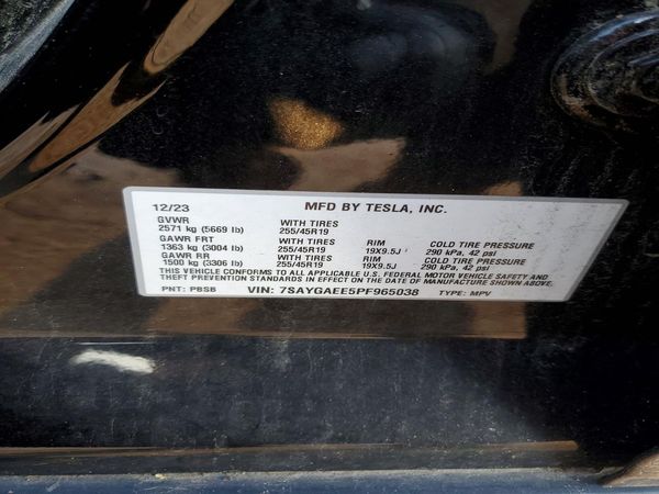 2023 TESLA MODEL Y