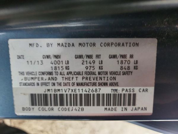 2014 MAZDA 3 Touring/GS