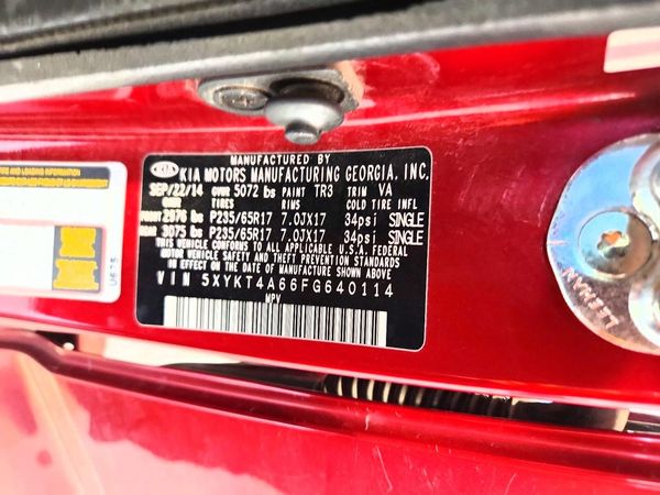 2015 KIA SORENTO GL