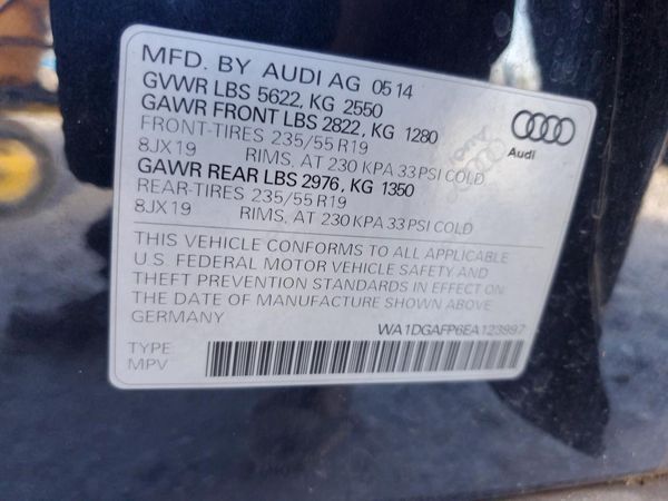 2014 AUDI Q5