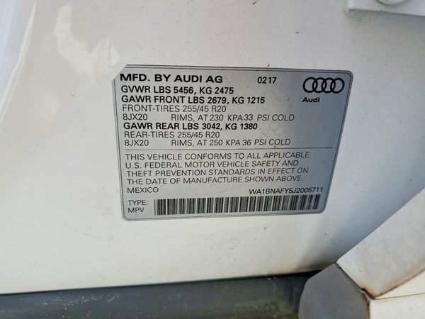 2018 AUDI Q5