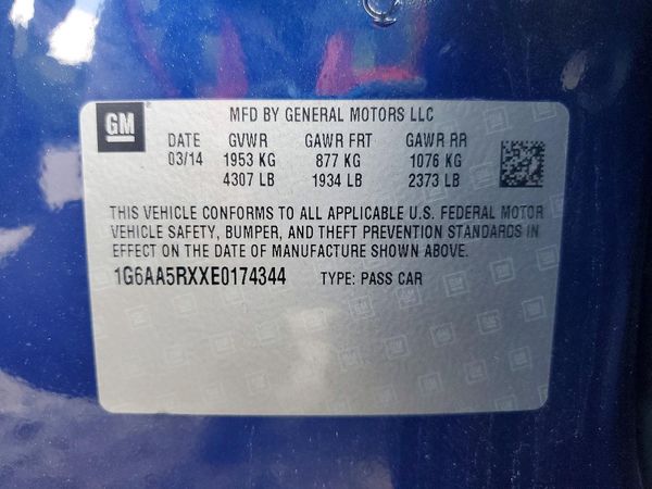 2014 CADILLAC ATS Standard