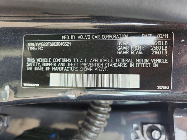 2012 VOLVO S60