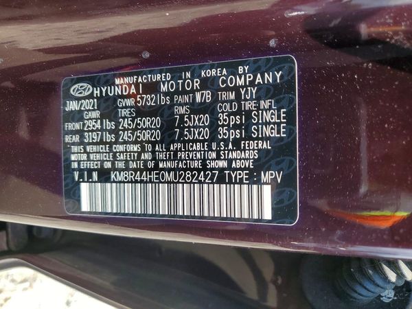 2021 HYUNDAI PALISADE